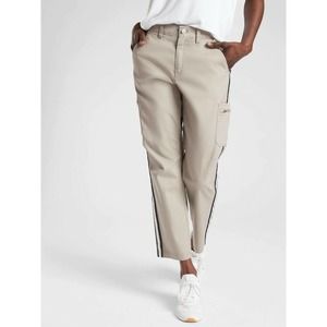 Athleta Summit Cargo Pant Desert Beige Womens 4 Tall Preppy Athleisure Pants Tan